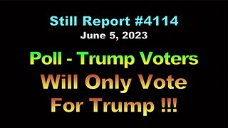 Pollster – Trump Voters Will Only Vote Trump !!!, 4114