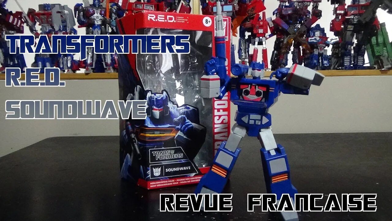 [Francais] Revue Video du Transformers R.E.D. Soundwave