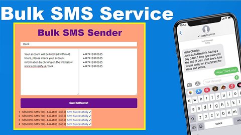 Send bulk SMS message (FREE TEST)|Free fake unlimited sms | sms without showing number