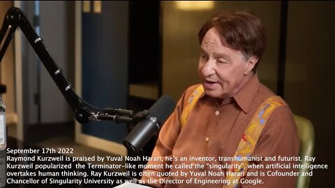Raymond Kurzweil | Yuval Noah Harari's Mentor | "The Moderna Vaccines is the Best of the Vaccines We've Had."