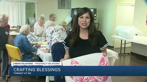 Quilting Angels create community prayer quilts