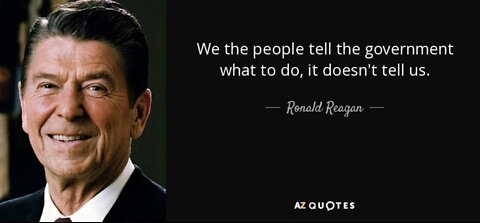 Ronald Reagan We The People . . .