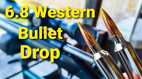 6.8 Western Bullet Drop - Demonstrated and Explained