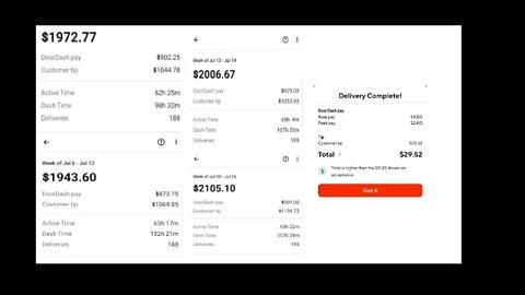 Mr.Flex DoorDash July $$$ 8k