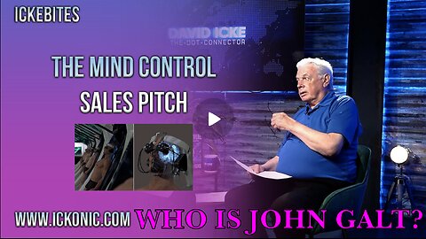 David Icke W/ THE MIND CONTROL SALES PITCH. MINORITY REPORT IS LONGER A SCI-FI MOVIE. IT'S REAL.