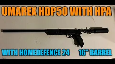 umarex hdp50 with 16"barrel hpa | chicago less lethal