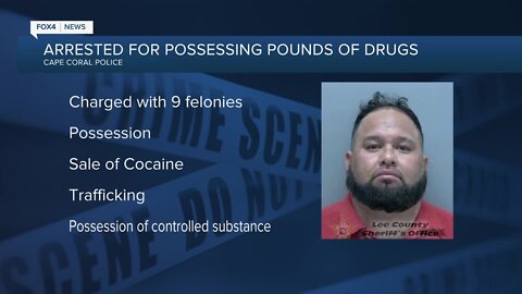 Cape Coral Police arrest man for drug trafficking