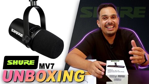 Shure MV7 o melhor microfone para PodCast