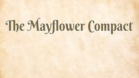 The Mayflower Compact