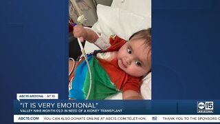 Valley nine-month-old girl in need of a kidney transplant