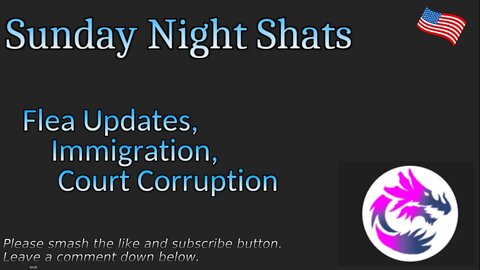 Sunday Night Shats 008: Flea Updates, Immigration, Court Corruption