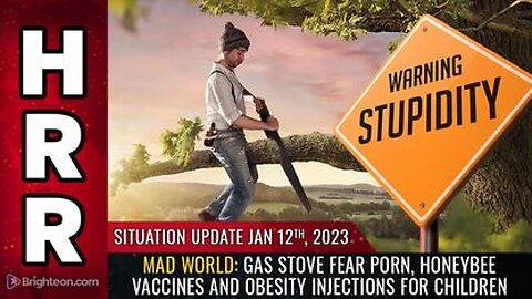 01-12-23 S.U. Gas Stove Fear Porn, Honeybee Vaccines & Obesity INJECTIONS for Children