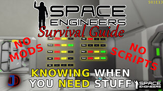 Space Engineers Survival Guide - Inventory Levels NO MODS OR SCRIPTS! - s1e13