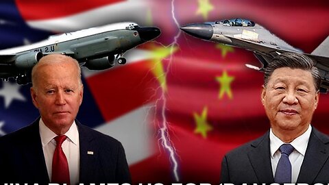 Tensions between the nations escalate- Chinese fighter jet threaten U.S. reconnaissance aircraft