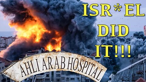 THE TRUTH ABOUT THE AL AHLI ARAB HOSPITAL BOMBING #gaza #israel