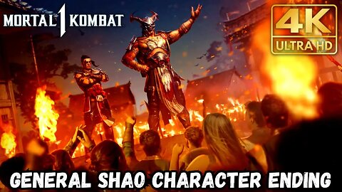 General Shao Character Ending | Mortal Kombat 1 4K Clips (MK1 Gaming Clips)