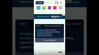 gradientcss.io gerador de gradiente CSS para o seu projeto | #shorts