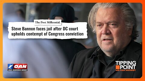 Biden's DOJ Pushing Hard to Throw Steve Bannon Behind Bars | TIPPING POINT 🟧