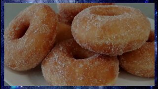 Receita de Donuts Caseiro | Receita de rosquinha caseira..