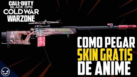 COMO PEGAR SKIN DA SNIPER LW3 THUNDRA GRÁTIS DE ANIME NO COLDWAR