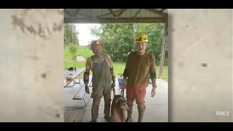 Gerry Keene Rescues Dog Abby 500 feet Underground and Missing for Months Inside Missouri Caves.