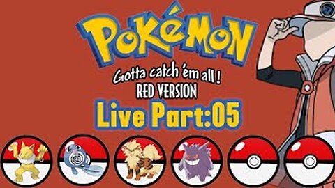 (LIVE) Pokémon Red Part:05