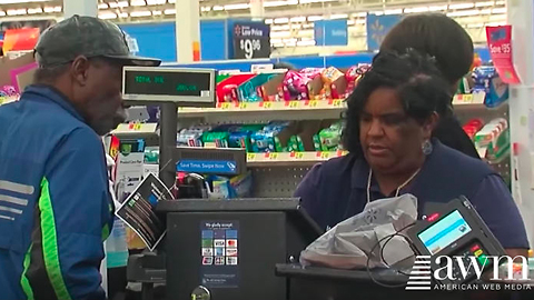 Grandpa Hands Walmart Cashier $2000, She Instantly Refuses It And Issues Scary Warning