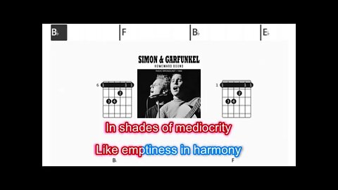 Simon & Garfunkel - Homeward bound - (Chords & Lyrics like a Karaoke)