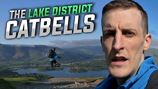 Climbing Catbells: Exploring Nature's Beauty on a Lake District Hiking Trail. | 4K