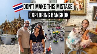 EXPLORING BANGKOK Thailand did NOT go as planned! Grand Palace, Siam Paragon & CRAZY Cat Cafe!