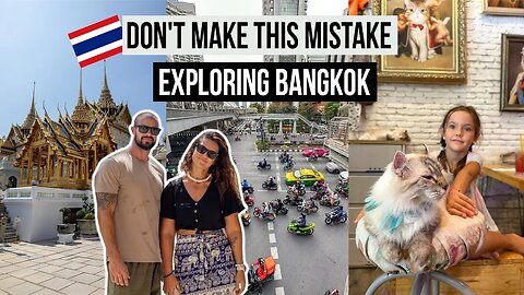 EXPLORING BANGKOK Thailand did NOT go as planned! Grand Palace, Siam Paragon & CRAZY Cat Cafe!
