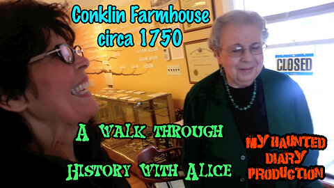David Conklin Farmhouse walk through haunted past with Alice Long Island NY