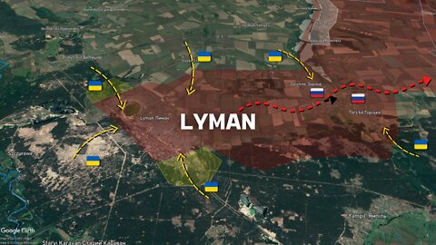 BREAKING NEWS | Lyman falling to Ukrainian soldiers | Ukrainian soldiers geolocated entering Lyman