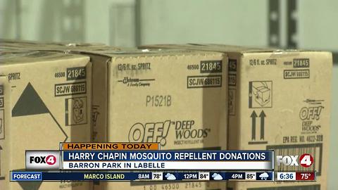 HENDRY COUNTY, Fla. – Recent summer rains in Florida means the beginning of mosquito season. So to keep the bugs at bay, a local food bank will be giving away mosquito repellent.