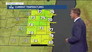 Temperatures will reach mid 80s with high humidity