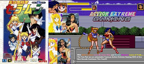 Action Extreme Gaming - Bishoujo Senshi Sailor Moon (Sega Genesis version) Stage 3 - Freeway