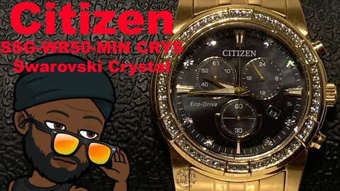 #Gold #Citizen Eco Drive SSG WR50 MIN CRYS | AYO! Daeni