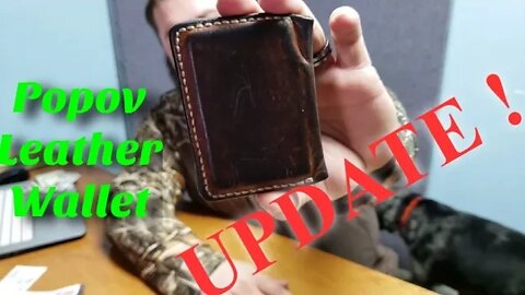 Popov Leather Wallet | 9 month Update video