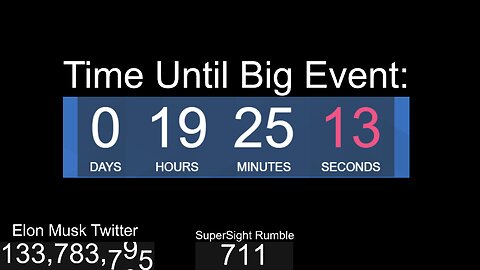 LIVE Countdown until a big event at my school 2023!