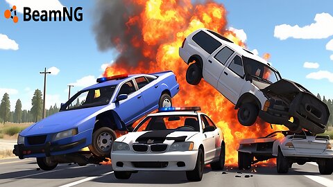 Beamng drive realistic crashes | beamng drive crashes | beamng drive mods # 01