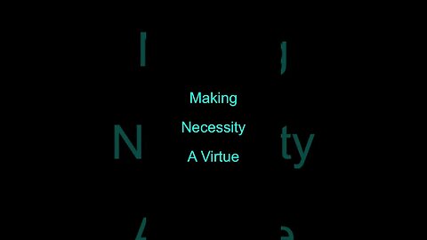 Making Necessity a Virtue with the Poverty Gospel #shorts