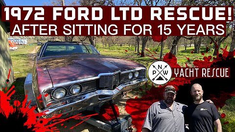 1972 Ford LTD Rescue - Sitting for 15 Years