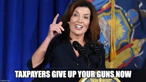 Crime Up In NYC And Gov Hochul Wants To Ban Guns From Law abiding Citizens