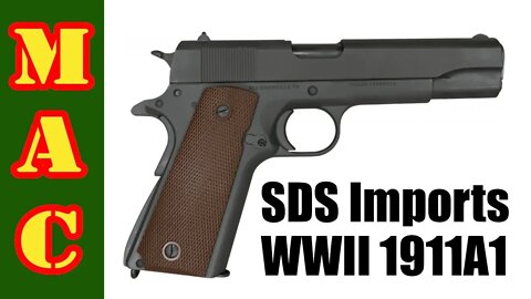New SDS 1911A1 WWII era clone