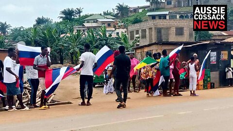 Russian flags are going up all over West Africa.