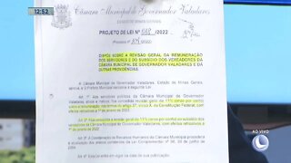 Comentário sobre votação do aumento do salário dos vereadores em Governador Valadares.