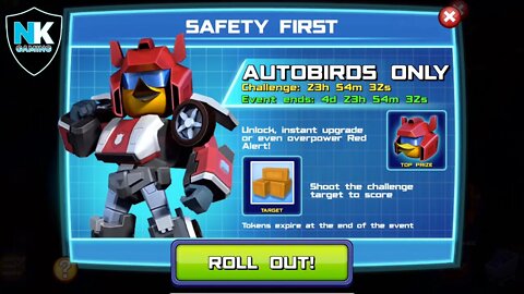 Angry Birds Transformers 2.0 - Safety First - Day 2 - Featuring Sideswipe