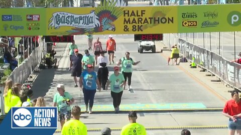 04:54-05:00 Sunday | Publix Gasparilla Distance Classic Finish Line