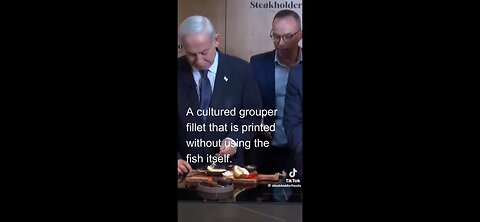 1 minute 3D printed meat and fish Netanyahu style...🤢🤮