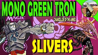 Mono Green Chancellor of the Annex Tron VS Slivers｜Unexpected!｜Magic The Gathering Online Modern League Match